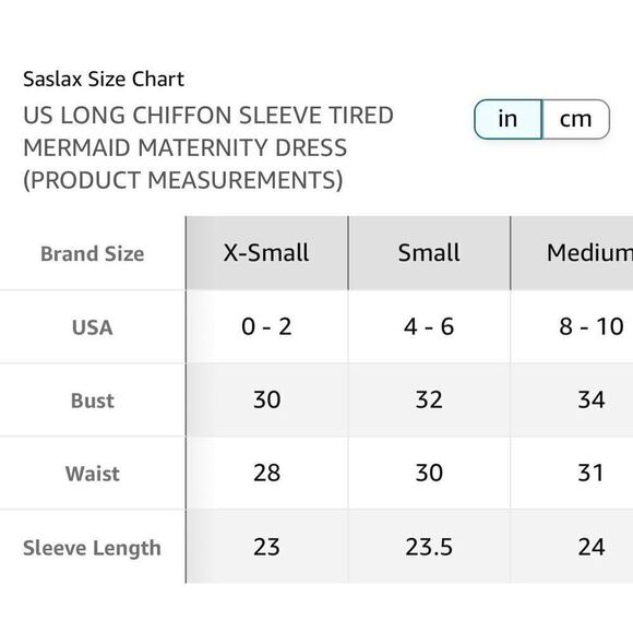 NEW Long Chiffon Mermaid Maternity Dress Photoshoot Baby Shower XS - Picture 4 of 6